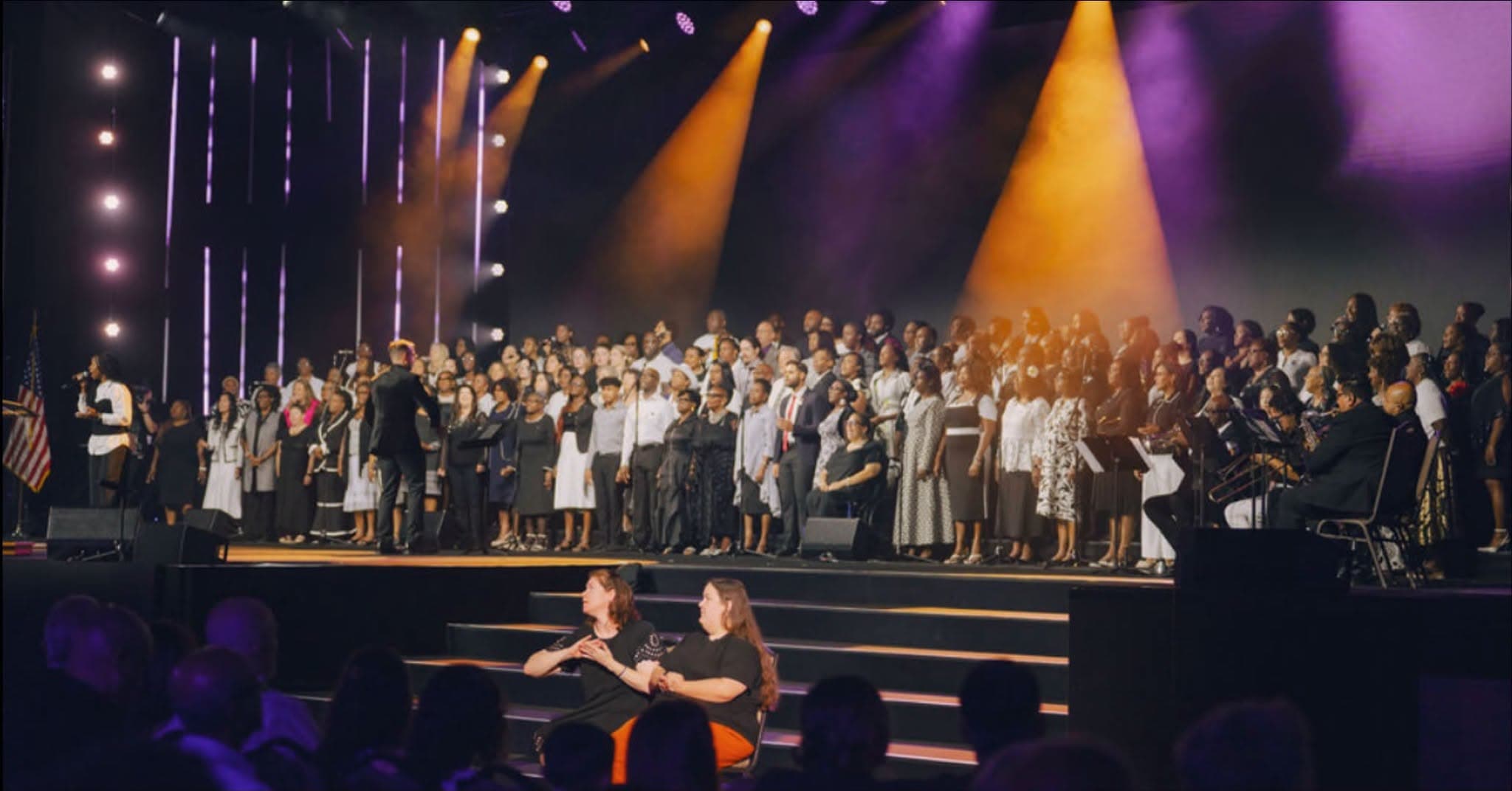 Chorale internationale réunie autour d'une même vision